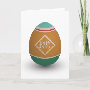 happy easter egg holiday card