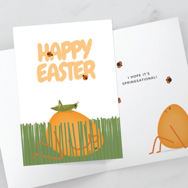 Happy Easter Egg in Hiding | Spring Scene Card (Creator Uploaded)