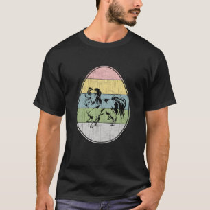 Happy Easter Egg Papillon Dog Graphic Funny Easter T-Shirt
