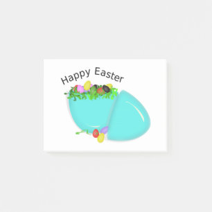 "HAPPY EASTER" EGG POST-IT NOTES