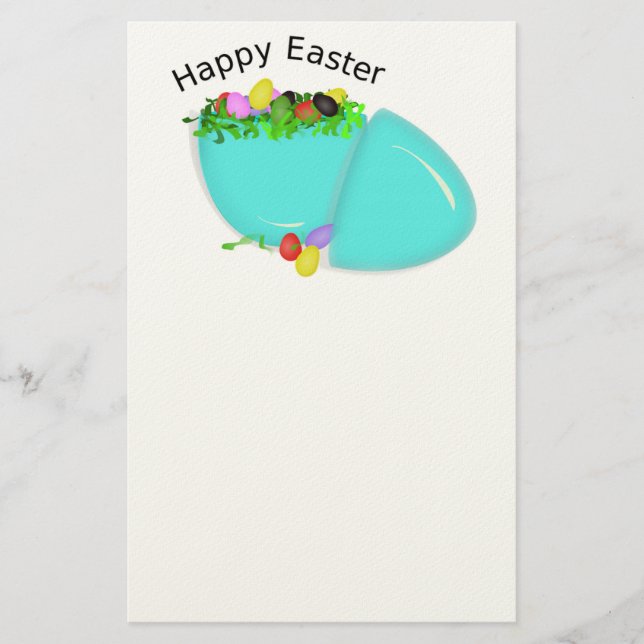 "HAPPY EASTER" EGG STATIONERY (Front)
