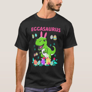 Happy Easter Eggasaurus Dino Eat All The Fried Egg T-Shirt