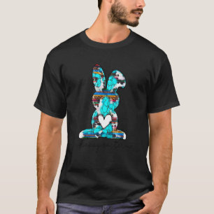 Happy Easter Eggs Bunny Western Country Leopard Co T-Shirt