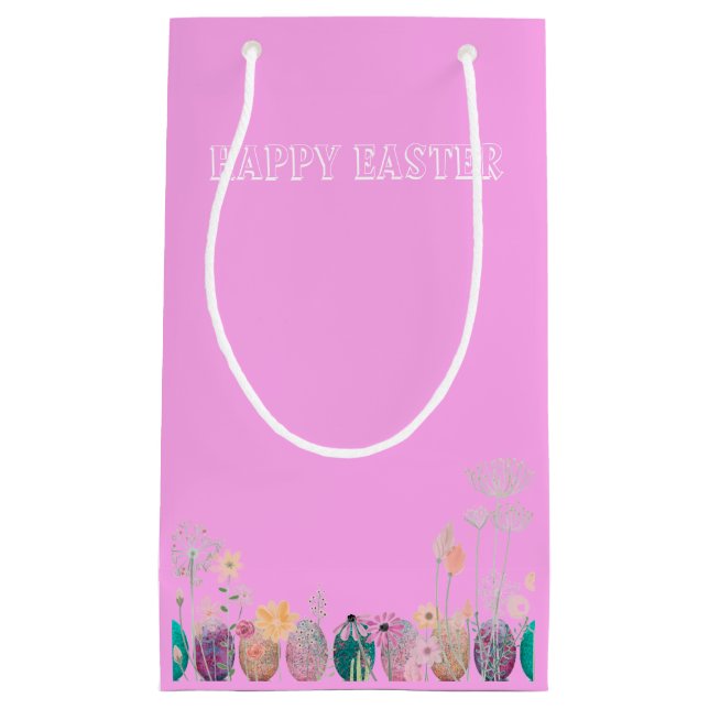 Happy Easter Eggs Collecting Bag (Front)