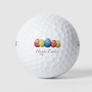 Happy Easter Eggs Golf Balls – Colourful Chick 