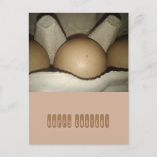 Happy Easter Eggs in Carton Card