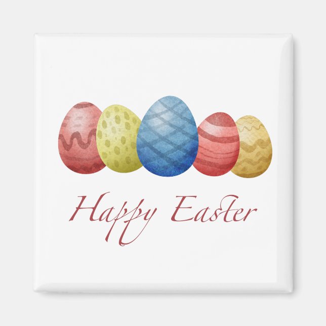 Happy Easter eggs  Magnet (Front)