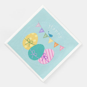 Happy Easter Eggs Napkin