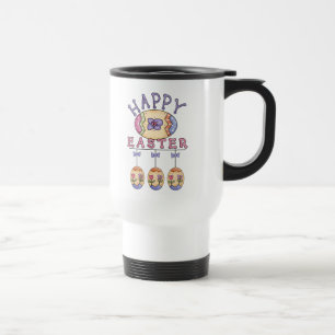 Happy Easter Eggs Travel Mug