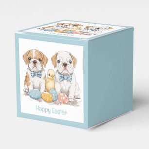 Happy Easter English Bulldogs Favour Box