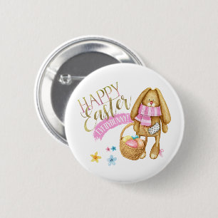 Happy Easter Everybunny ID640 6 Cm Round Badge
