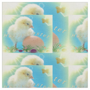 happy easter fabric