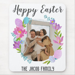 Happy Easter family,easter bunny family one photo Mouse Mat
