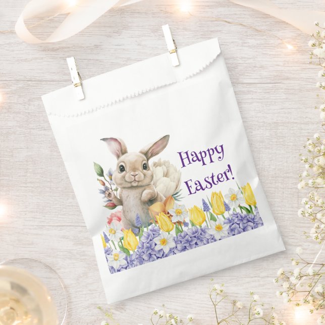 Happy Easter  Favour Bags (Clipped)