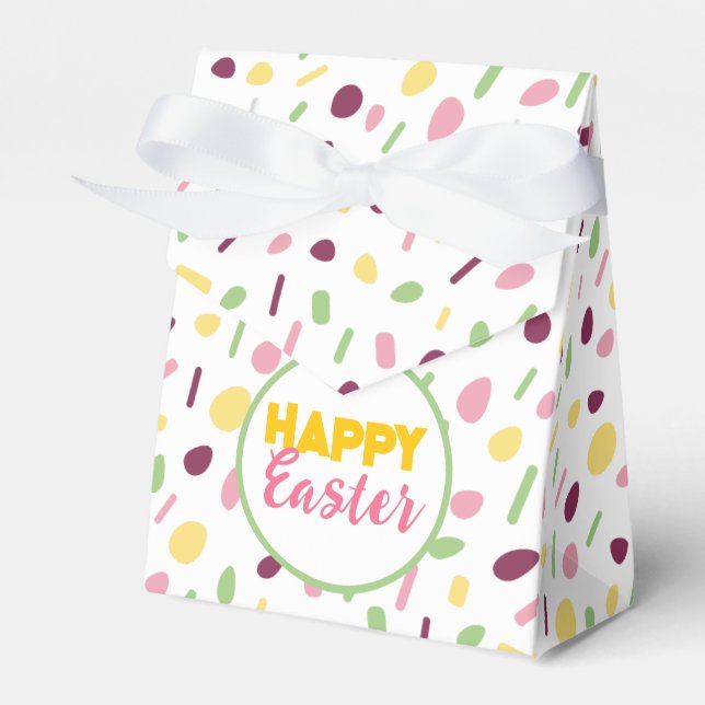 Happy Easter. Favour Box (Front Side)