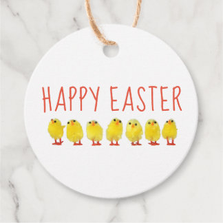 Happy Easter Favour Tags