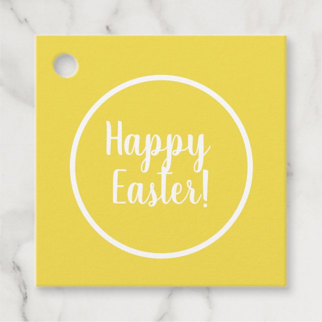 Happy Easter! - Favour Tags (Front)