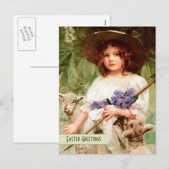 Happy Easter. Fine Art  Postcard (Front/Back)