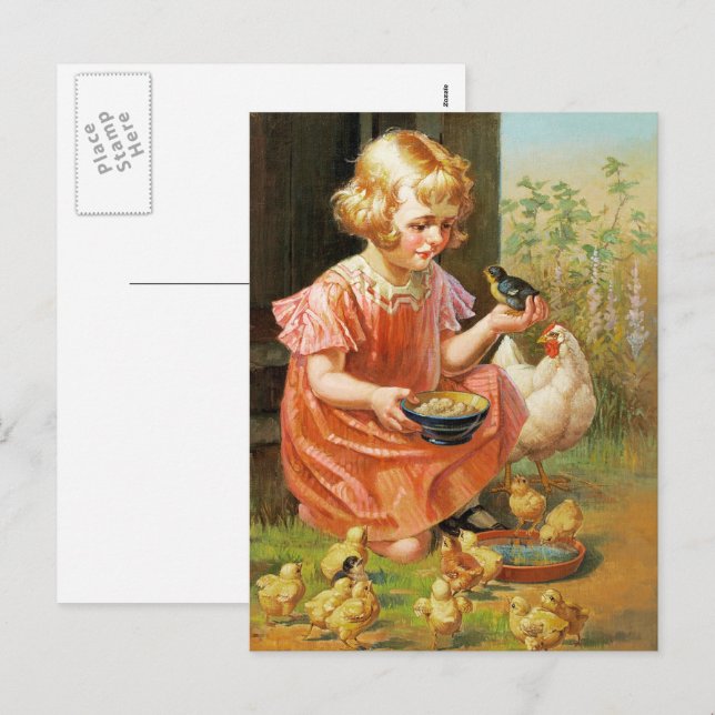 Happy Easter. Fine Art  Postcards (Front/Back)
