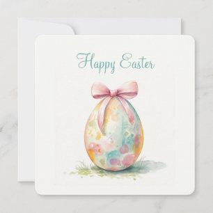 Happy Easter Flat Holiday Card