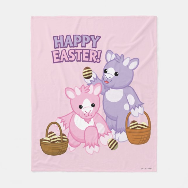 Happy Easter! Fleece Blanket (Front)