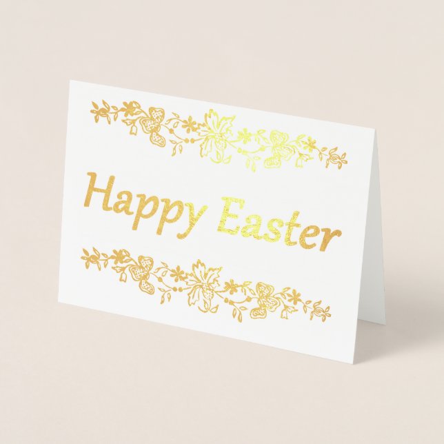 Happy Easter Foil Card (Front)