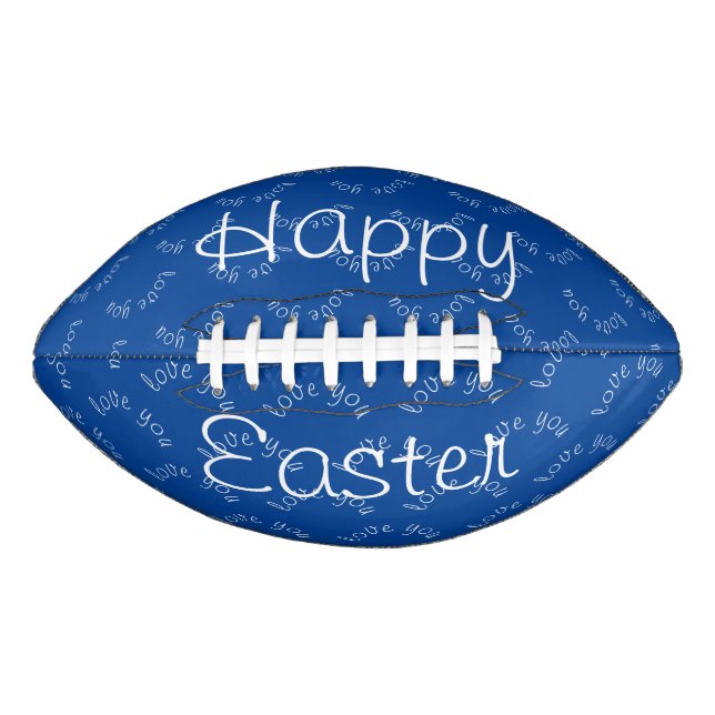 Happy Easter football by dalDesignNZ American Football (Front)