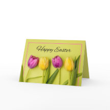 Happy Easter For Anyone Pretty Tulips