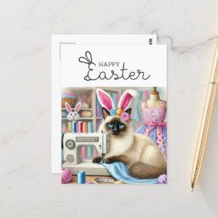 Happy Easter for Cat Lovers Postcard