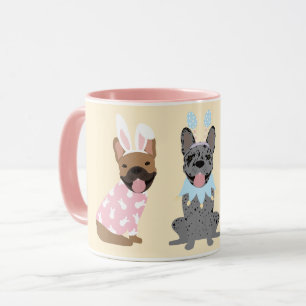 Happy Easter French Bulldogs Mug