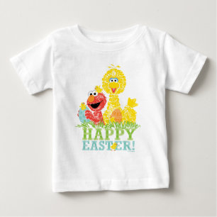 Happy Easter from Elmo & Big Bird Baby T-Shirt