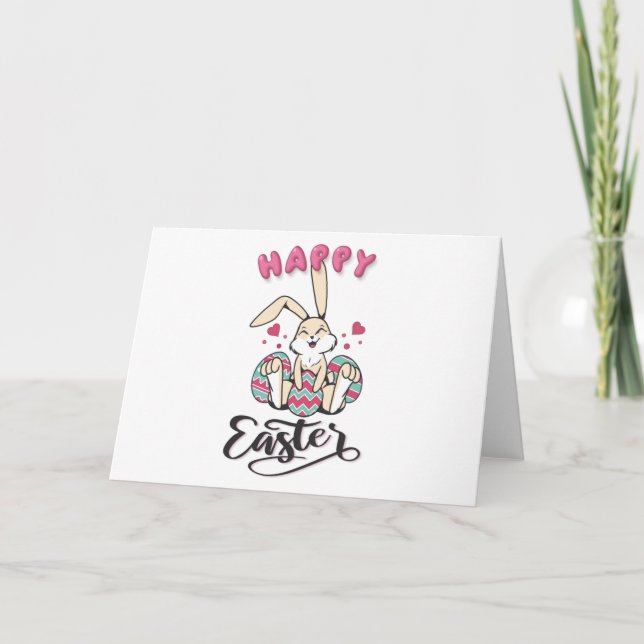 Happy Easter from lovely Easter Bunny Card (Front)