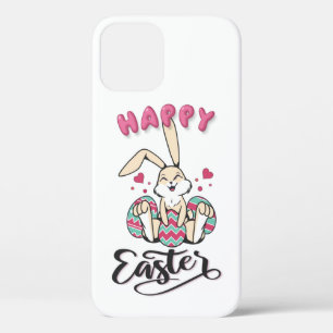 Happy Easter from lovely Easter Bunny iPhone 12 Case