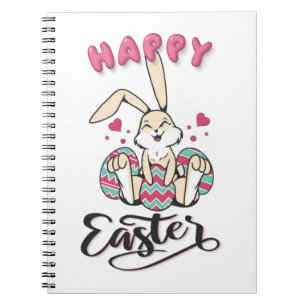 Happy Easter from lovely Easter Bunny Notebook