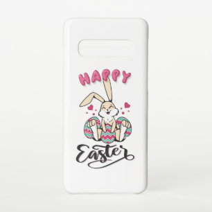 Happy Easter from lovely Easter Bunny Samsung Galaxy Case