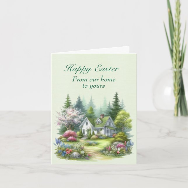 Happy Easter From Our Home To Yours Card (Front)