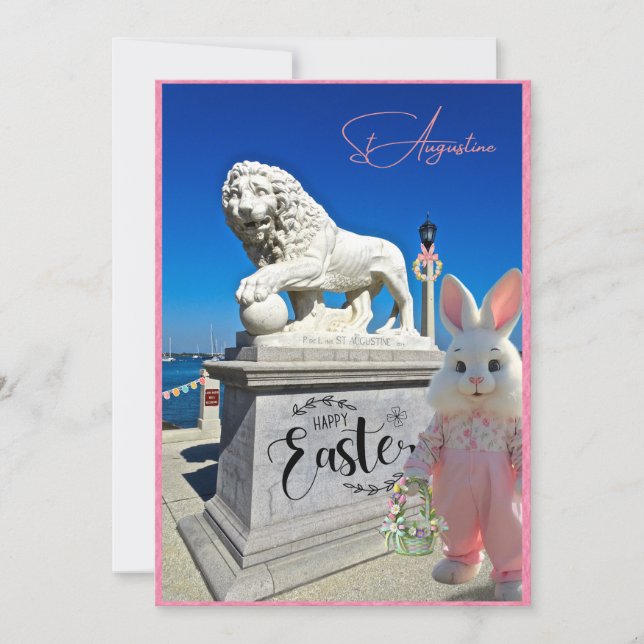 Happy Easter from St Augustine Florida Holiday Card (Front)