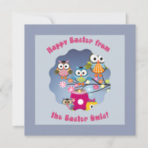Happy Easter From the Easter Owls!   Invitation