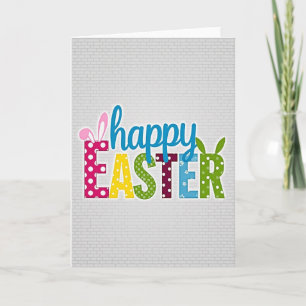 Happy Easter Fun Colors Art Card