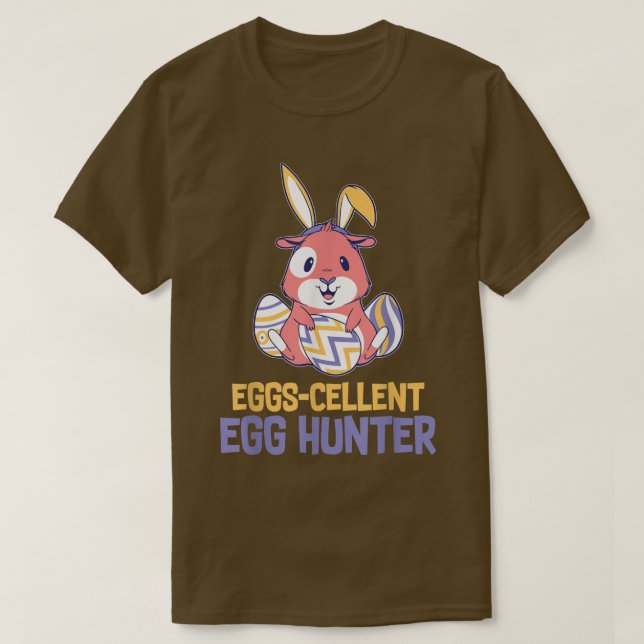 Happy Easter Funny EggCellent Egg Hunter Easter Bu T-Shirt (Design Front)