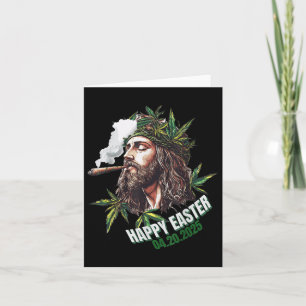 Happy Easter Funny Jesus 2025  Card