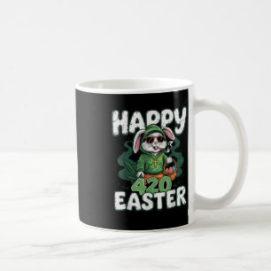 Happy Easter Funny Smoking Easter Bunny Men Women Coffee Mug