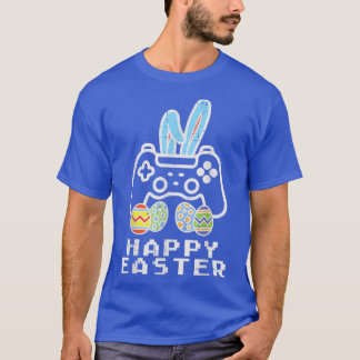 Happy Easter Game Controller Bunny Eggs Gamer Boys T-Shirt