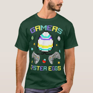 Happy Easter Game Controller Bunny Eggs Gamer Boys T-Shirt