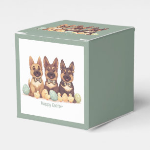 Happy Easter German Shepherd Dogs Favour Box