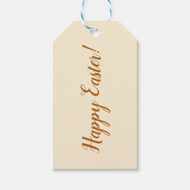 "Happy Easter" Gift Tag (Front)