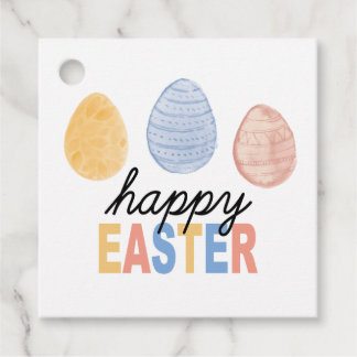 Happy Easter Gift Tags, Easter Egg Favour Tags,  Favour Tags