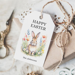 Happy Easter Gift Tags, Little Bunny Easter Tags