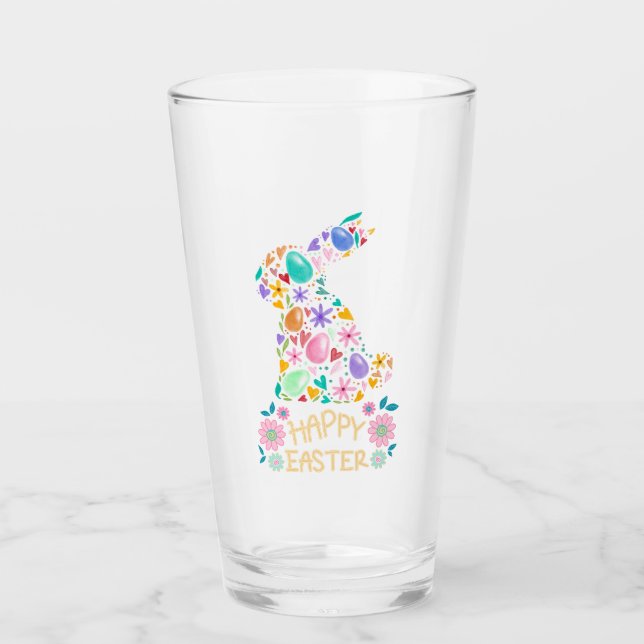 Happy easter glass (Front)