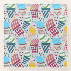 Happy Easter Glass Coaster